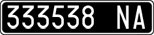 License plate of Italy, Cars (1927 year series)