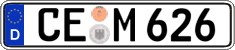 German license plate, Regular plates
