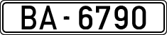 License plates of Spain, 1900 year series