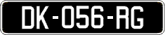 French license plate, SIV (oldtimers)