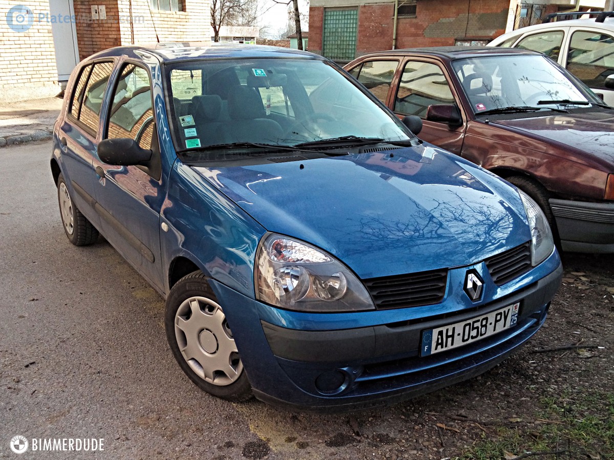 AH-058-PY, Renault Clio 2nd gen 3-door Hatch (C65), 1st facelift, 2001–2006