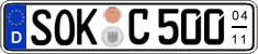 German license plate, Seasonal plates