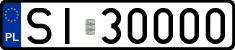 License plates of Poland, Regular car plates