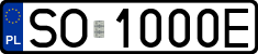 License plates of Poland, Regular car plates