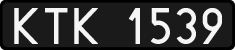 License plates of Poland, 1976 year system
