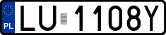 License plates of Poland, Regular car plates