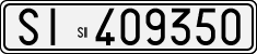 License plate of Italy, Cars (1927 year series)