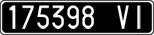 License plate of Italy, Cars (1927 year series)
