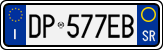 License plate of Italy, Cars (1994 year series)