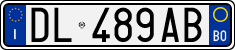 License plate of Italy, Cars (1994 year series)