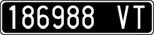 License plate of Italy, Cars (1927 year series)