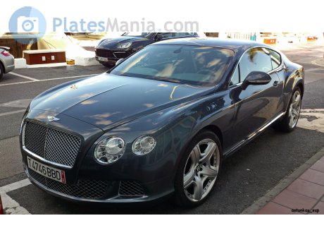 T 4746 BBD, Bentley Continental