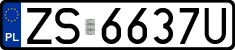 License plates of Poland, Regular car plates