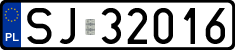 License plates of Poland, Regular car plates