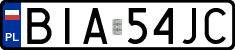 License plates of Poland, Regular car plates