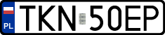 License plates of Poland, Regular car plates