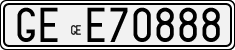 License plate of Italy, Cars (1927 year series)