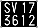 License plate of Italy, Cars (1927 year series)
