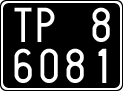 License plate of Italy, Cars (1927 year series)
