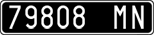 License plate of Italy, Cars (1927 year series)