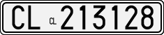 License plate of Italy, Cars (1927 year series)