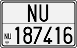 License plate of Italy, Cars (1927 year series)