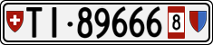License plate of Switzerland, Provisional