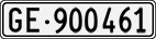 License plate of Switzerland, Cars