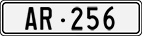 License plate of Switzerland, Cars