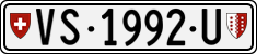 License plate of Switzerland, Dealer (with 