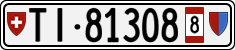 License plate of Switzerland, Provisional