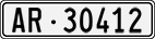 License plate of Switzerland, Cars