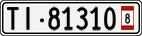 License plate of Switzerland, Provisional