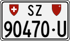 License plate of Switzerland, Dealer (with 