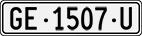 License plate of Switzerland, Dealer (with 