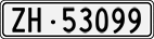 License plate of Switzerland, Cars
