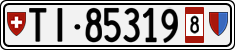 License plate of Switzerland, Provisional