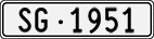 License plate of Switzerland, Cars