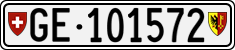 License plate of Switzerland, Cars