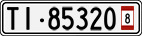 License plate of Switzerland, Provisional