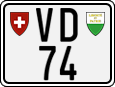 License plate of Switzerland, Motorcycles
