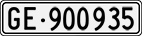 License plate of Switzerland, Cars