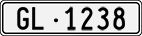 License plate of Switzerland, Cars