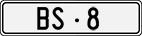 License plate of Switzerland, Cars