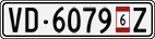 License plate of Switzerland, Vehicles w/o paid duty (with 