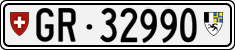 License plate of Switzerland, Cars