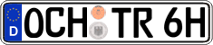 German license plate, Plates for oldtimers (type 