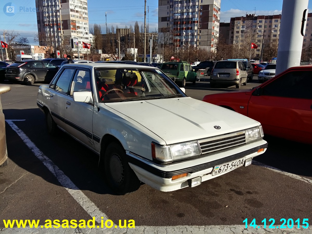 16 673-54 OA, Toyota Camry 1st gen Sedan (V10), 1982–1986