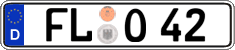 German license plate, Regular plates