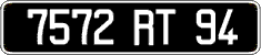 French license plate, FNI
